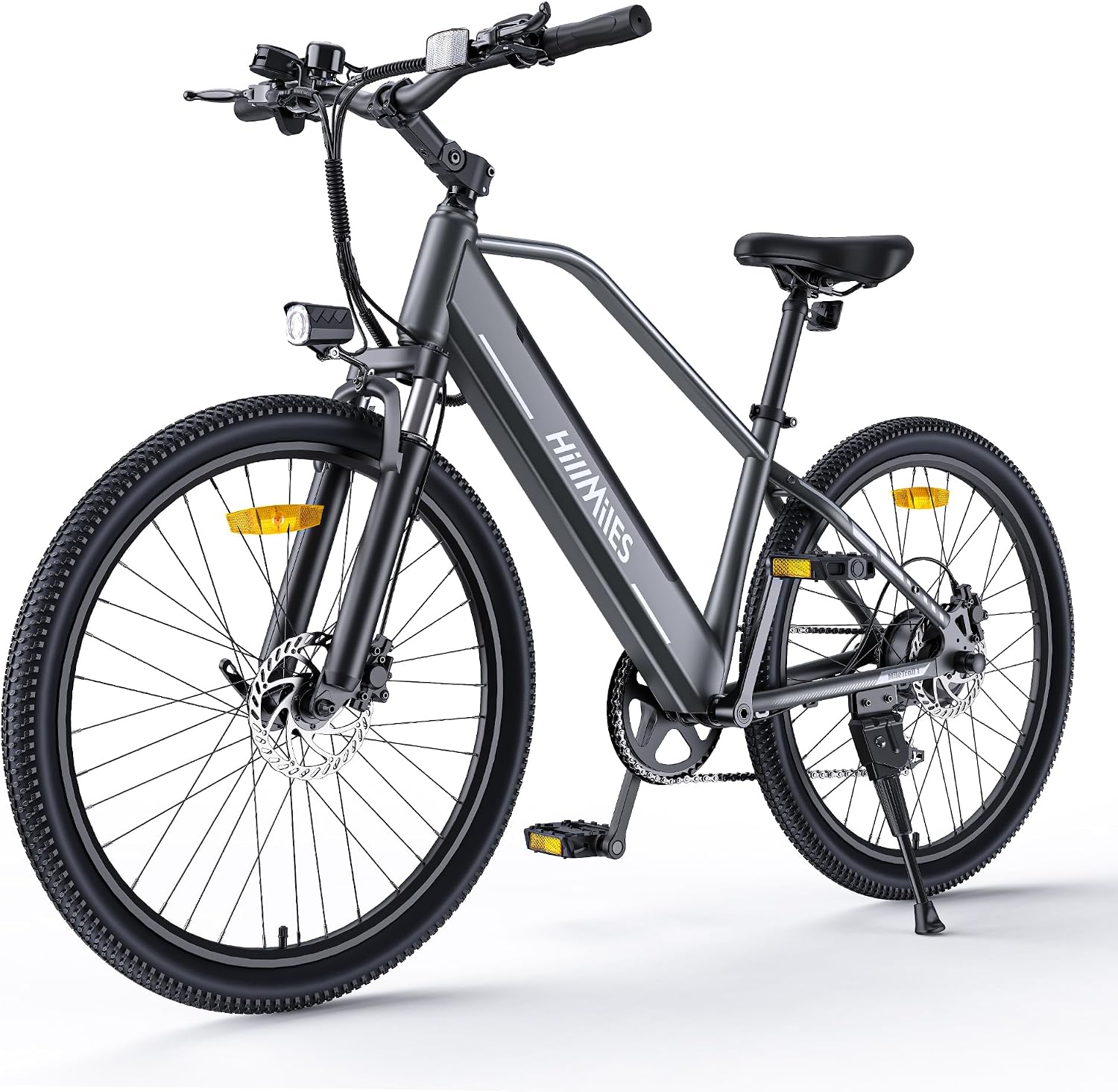 HillMiles MileTrail1 26" Elektrofahrrad Für Erwachsene Mit 100KM Reichweite, 36V 13AH Herausnehmbare Batterie, Speed 25KM/H, Mountain E-Bike