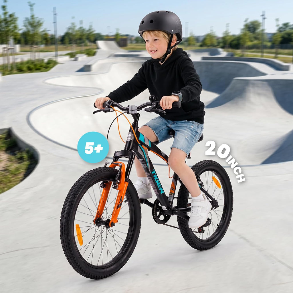 sun baby Tiger Bike Jungenfahrrad 20 Zoll, 6-Gang Shimano