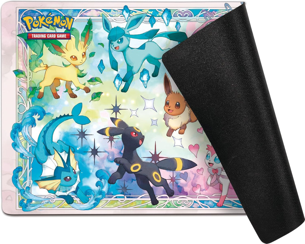 Pokémon-Sammelkartenspiel: Super-Premium-Kollektion Karmesin & Purpur – Prismatische Entwicklungen (1 holografische Vollbild-Promokarte,1 Flauschige Evoli-Deckbox & 15 Boosterpacks)