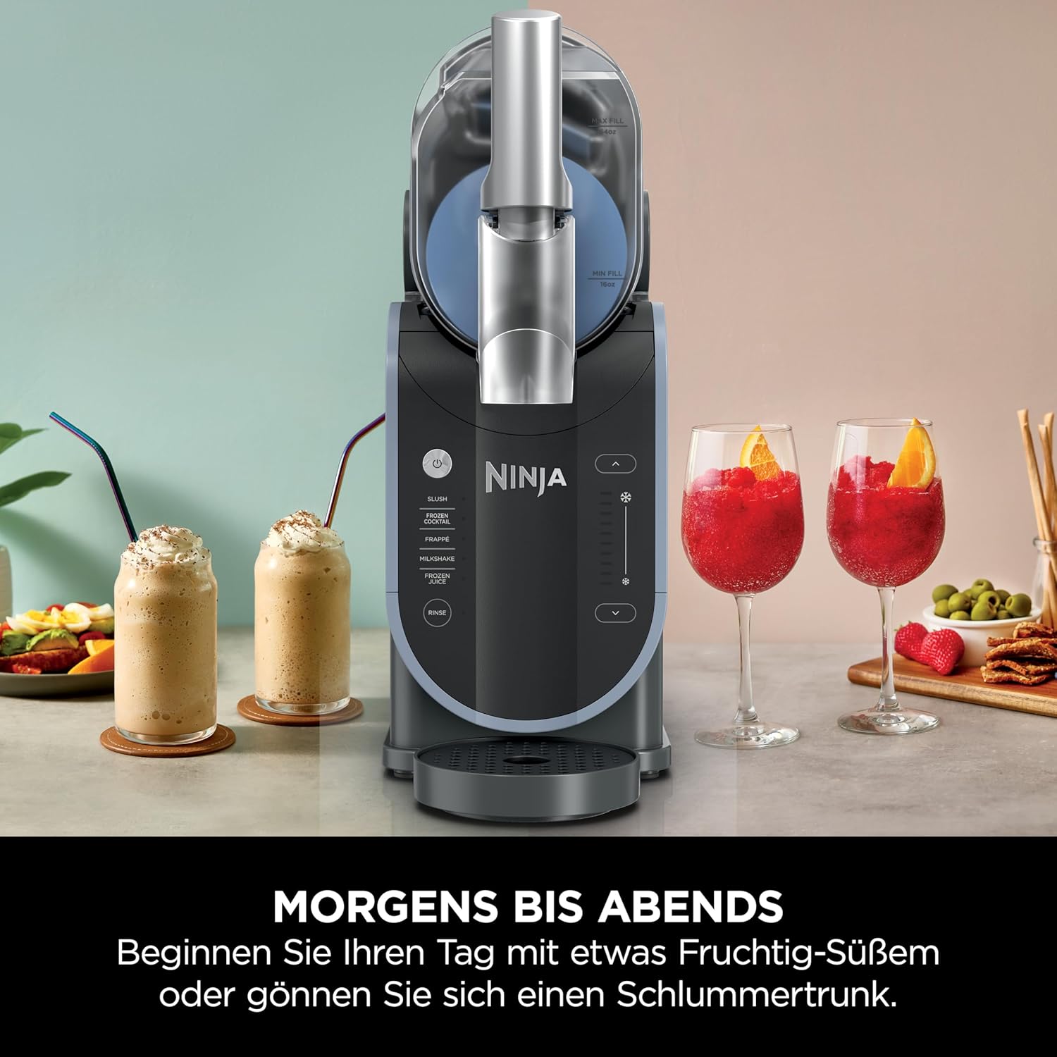Ninja SLUSHi Maschine für Slush, fasst 1,9 L, Grün, FS301EUTG