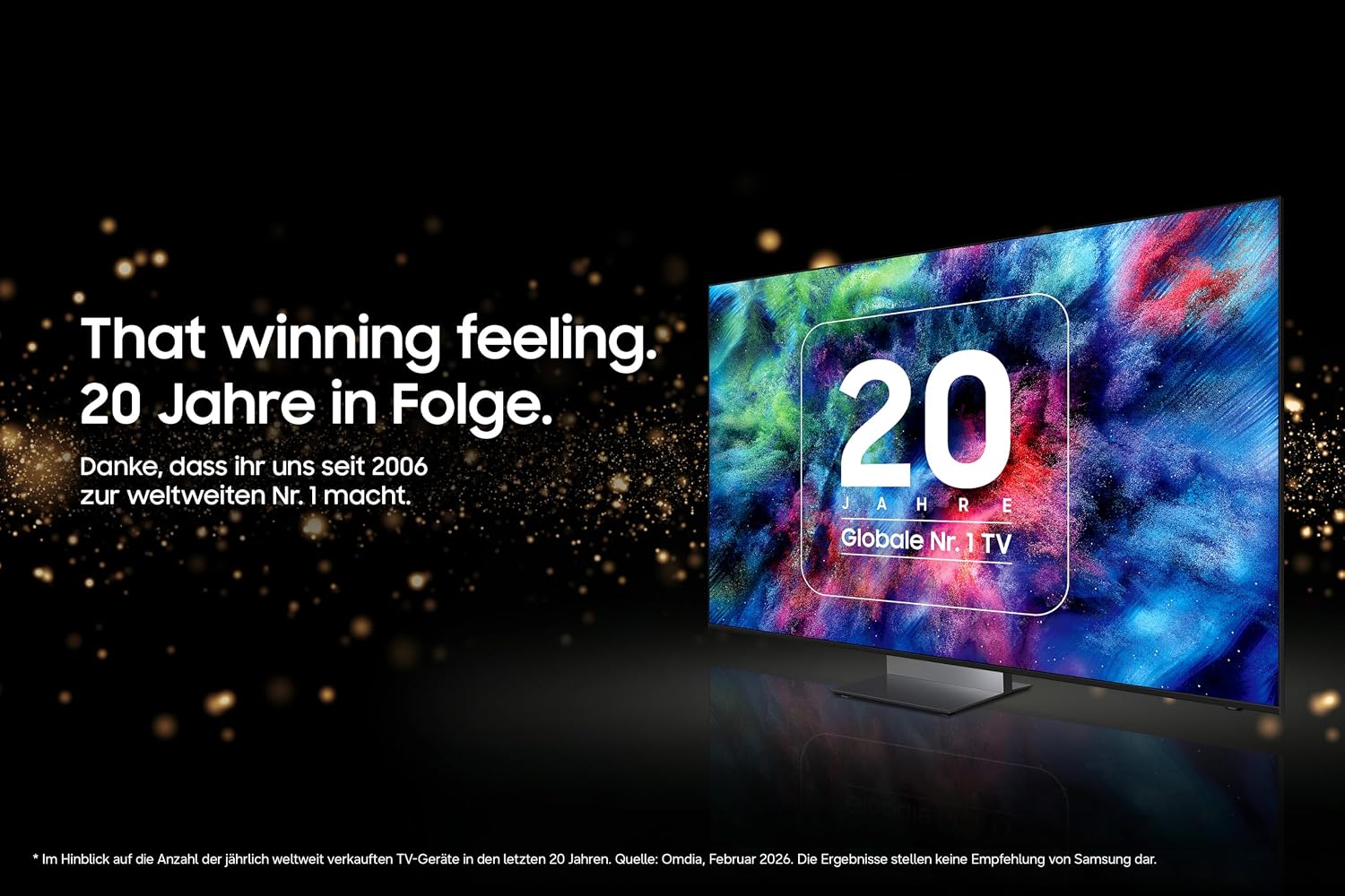 Samsung Neo QLED 4K QN85F 65 Zoll (163 cm) Mini LED Fernseher, Optimiert für Fussball, NQ4 AI Gen2 Prozessor, Quantum Matrix Plus, Dolby Atmos, Knox Security, Samsung Vision AI Smart TV
