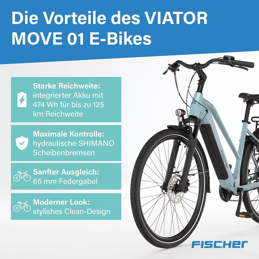 Fischr Viator Move 01 Electric Bike for Men and Women