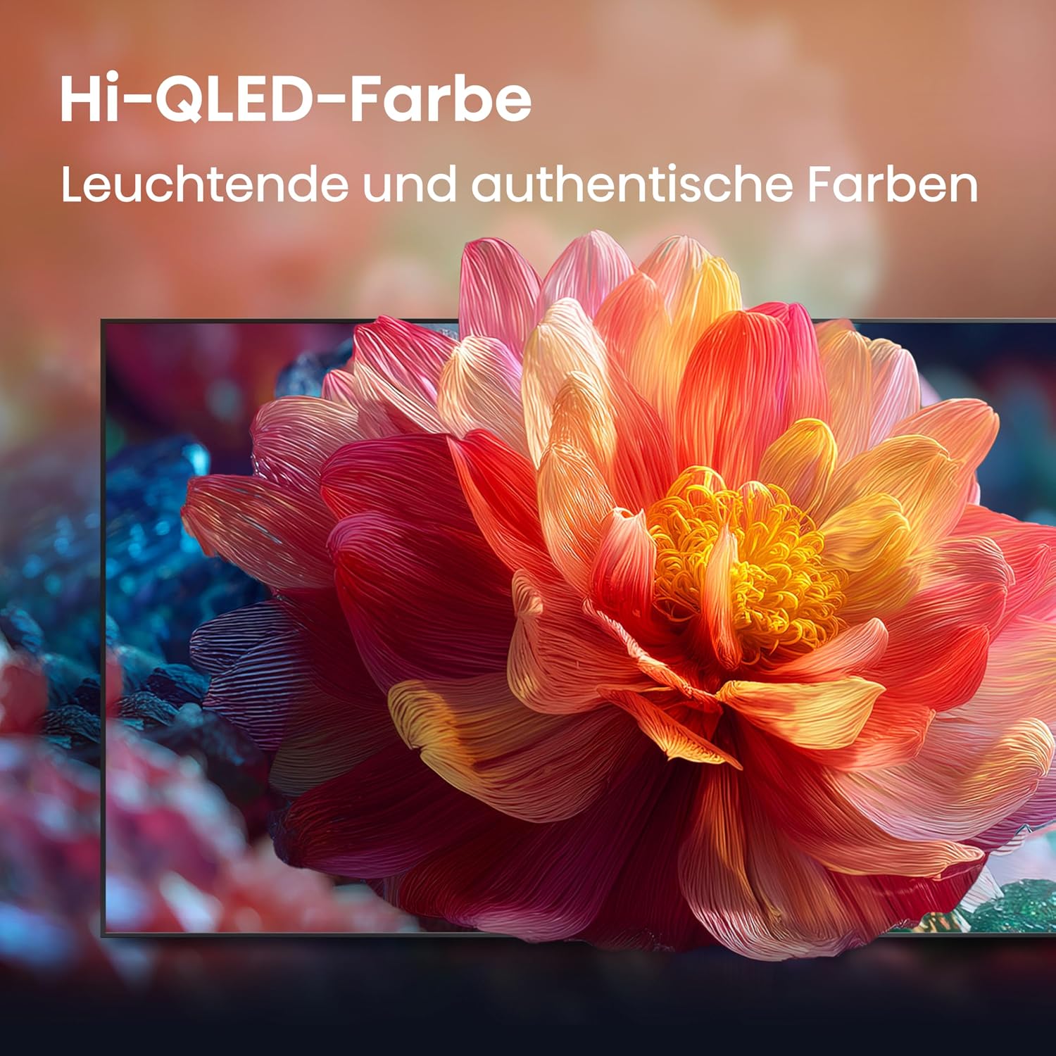 Hisense 43E7DS Fernseher 43 Zoll, 4K UHD QLED, Smart TV, Hi View AI Engine, 60Hz Game Mode Plus, Dolby Vision IQ, QLED Colour, Filmmaker, Smooth Motion, Airplay, Sprachsteuerung, 2026