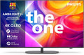 PHILIPS Ambilight 'The One' 50PUS9000 4K QLED Smart TV - 50 Zoll Display mit P5 Perfect Picture Engine Ultra HD, Titan OS, Dolby Vision und Dolby Atmos Sound