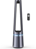 Rowenta QU5062 Eclipse 3in1 Luftreiniger | Heizlüfter | Ventilator | filtert 99,9% der Partikel | für 30 m2 Raumgre | schnelle Heizung bis zu 35°C | automatischer Tag- und Nachtmodus | Schwarz/Grau 1