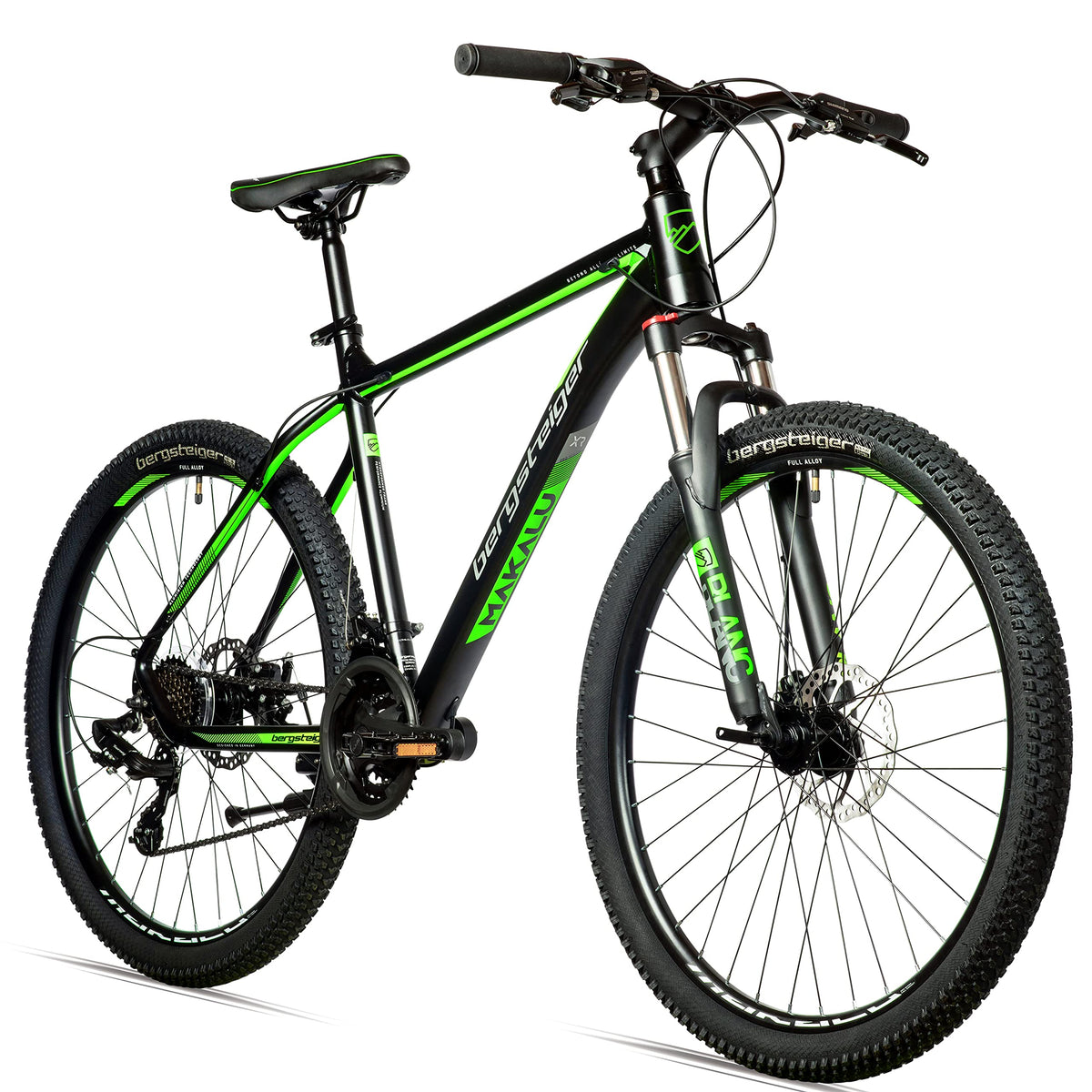 Bergsteiger Makalu 26/29 Zoll Mountainbike Alurahmen Hardtail MTB 21 Gang