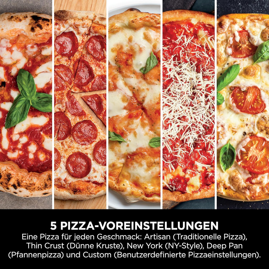 Ninja Artisan Outdoor-Pizzaofen und Heißluftfritteuse, 4 Funktionen: Pizza