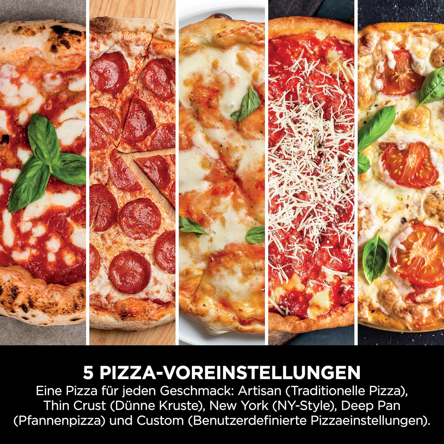 Ninja Artisan Outdoor-Pizzaofen und Heißluftfritteuse, 4 Funktionen: Pizza