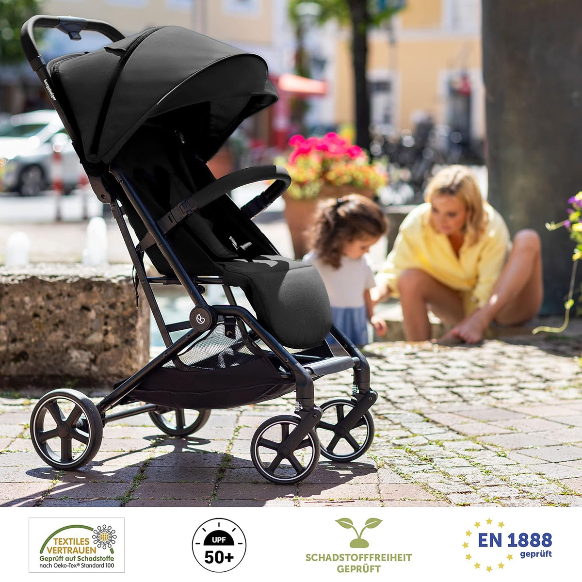 Bergsteiger Manhattan Buggy Reisebuggy mit Liegefunktion Sportwagen