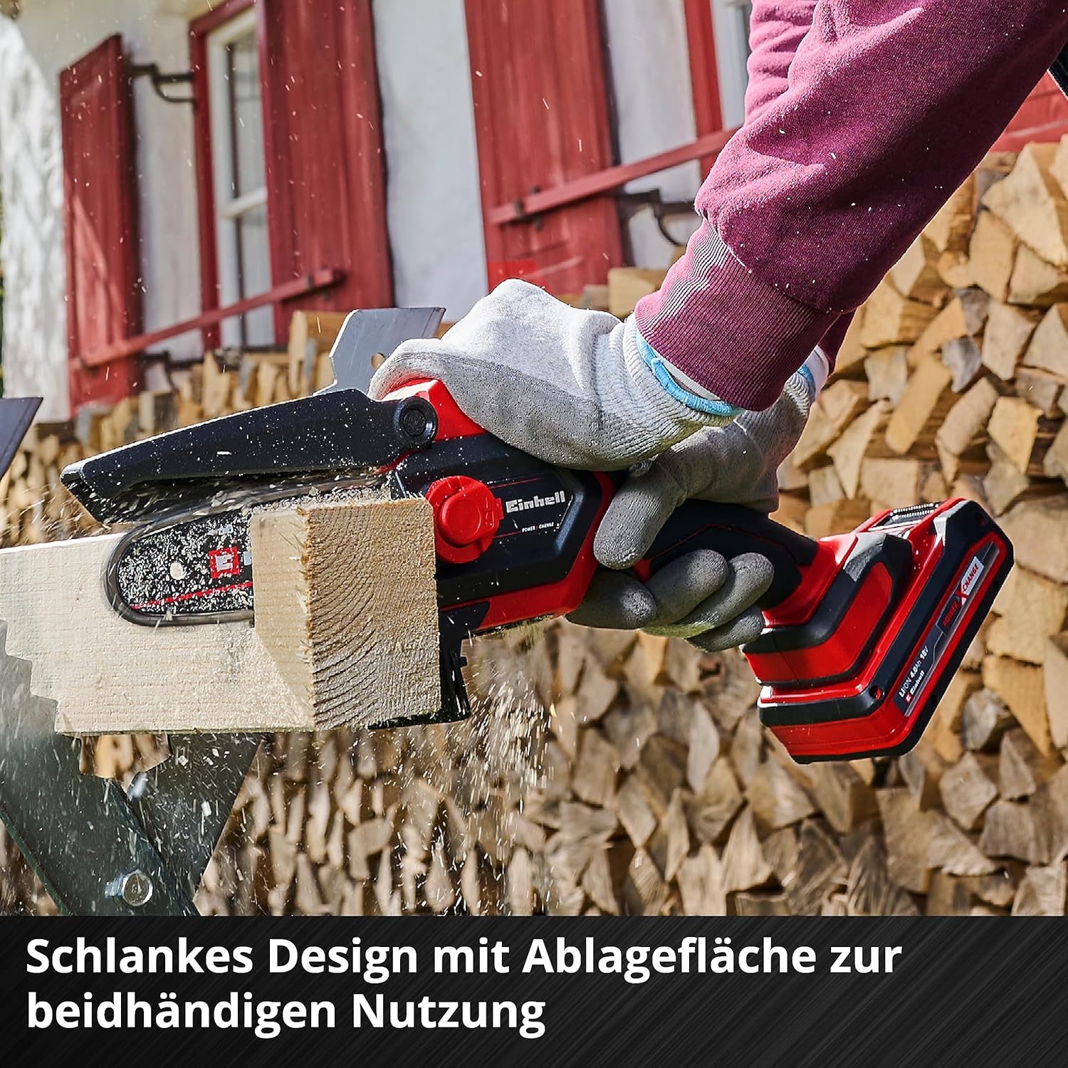 Einhell Akku-Ast-Kettensäge GE-PS 18/15 Li BL-Solo