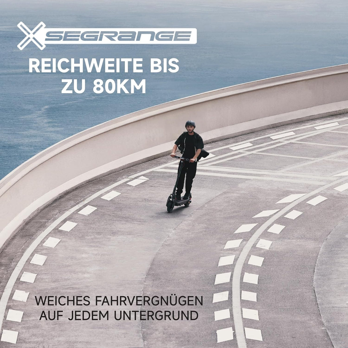 Segway-Ninebot MAX G3 D E-Scooter, bis zu 80 km Reichweite, 11 Zoll selbstabdichtende Luftreifen, Vollfederung, TFT-Display, FlashCharge, Apple Find My, faltbar, Schwarz**