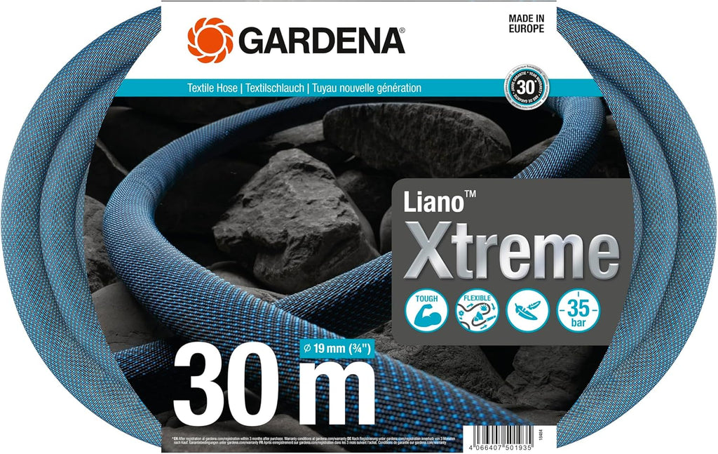 Gardena Textilschlauch Liano Xtreme 30 m, 19 mm (3/4 Zoll)