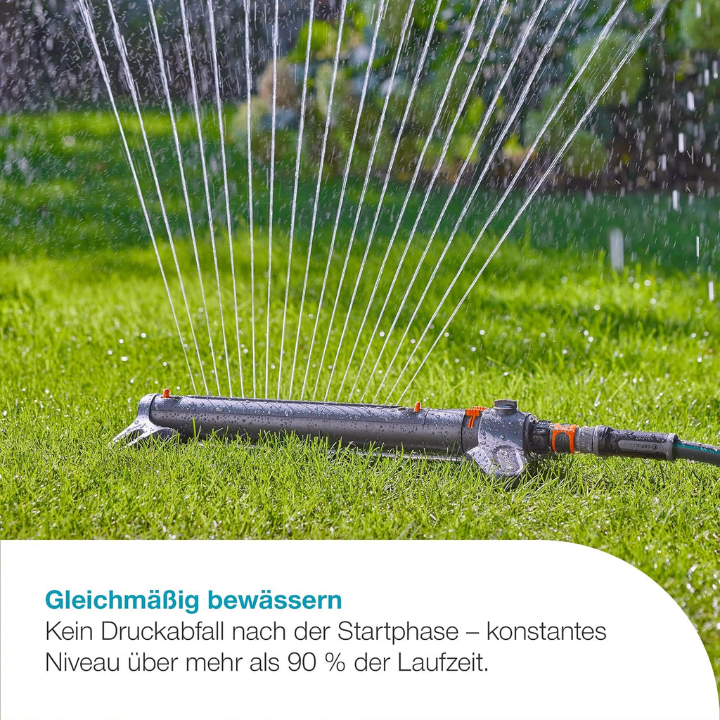 Gardena Akku-Regenfasspumpe 2600 Comfort 18V P4A Ready-To-Use Set: Bewässerungsintervalle, Leistungseinstellung, Passt zum Wasserbehälter, Konstanter Druck, Kabellos (14604-20)