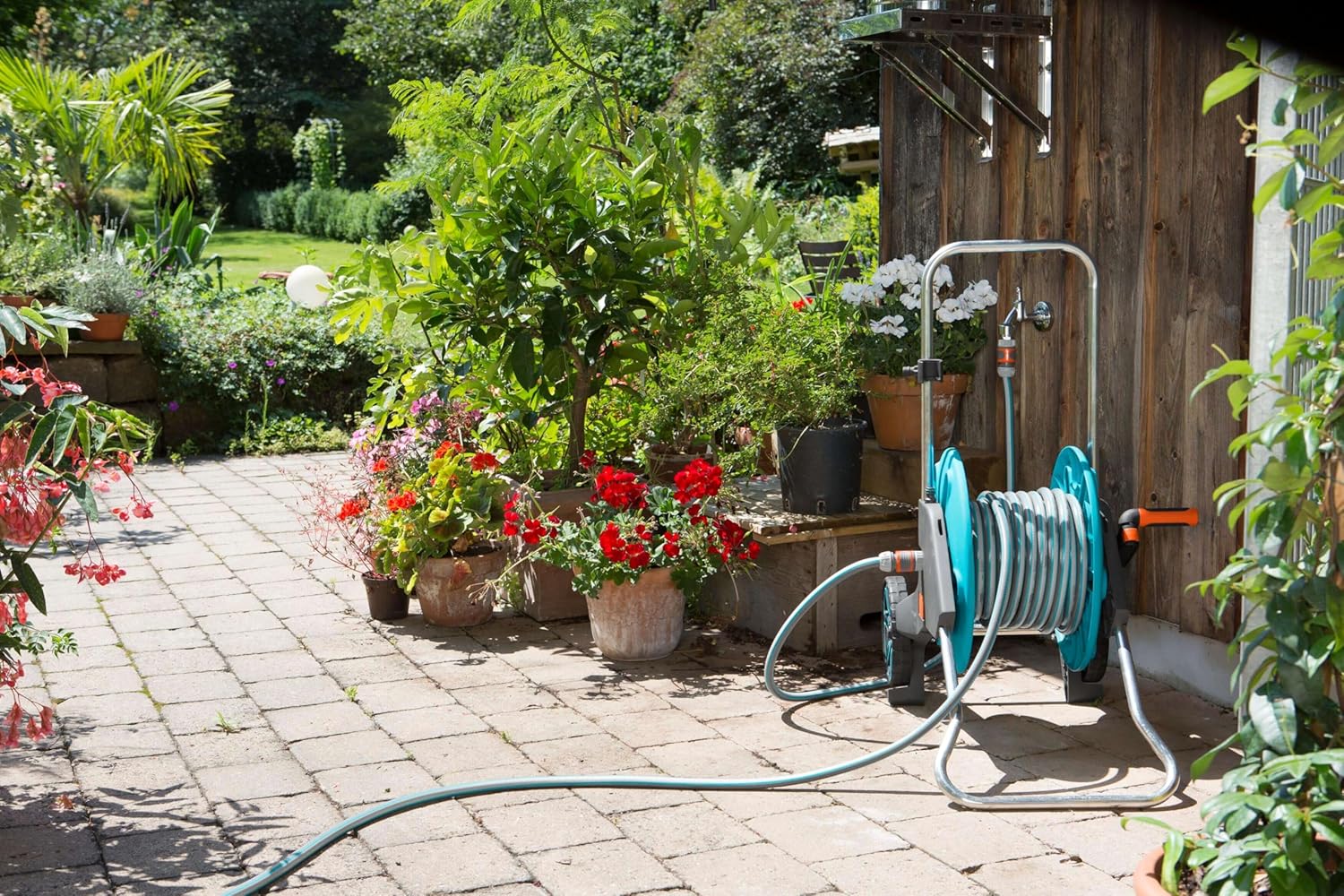 Gardena Classic Schlauch 19 mm (3/4 Zoll), 50 m: Universeller Gartenschlauch aus robustem Kreuzgewebe, 22 bar Berstdruck, UV-beständig, ohne Systemteile, 12 Jahre Garantie, verpackt (18025-20)