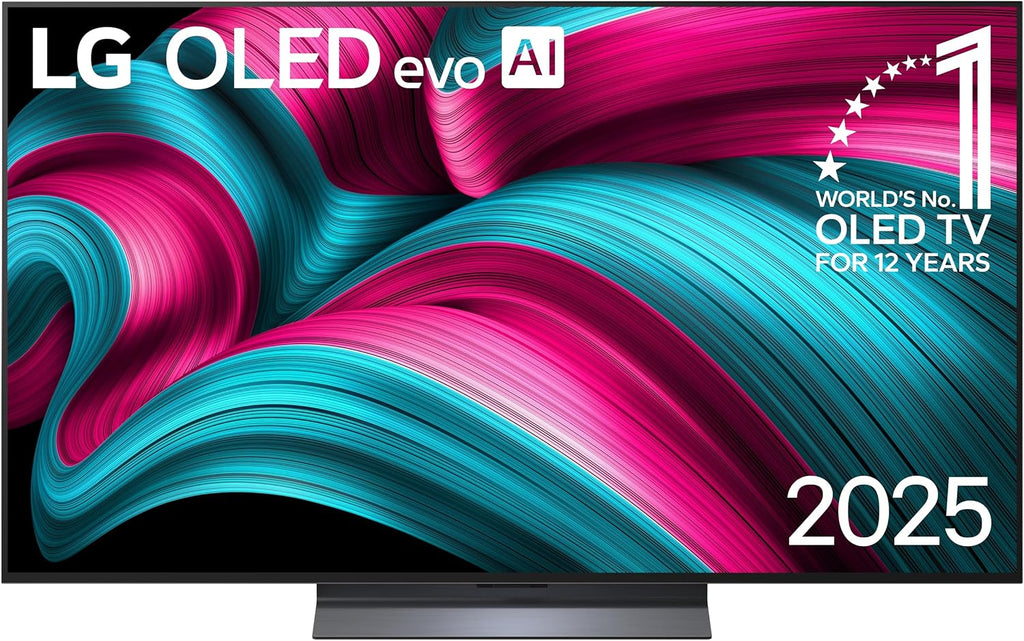 LG OLED55C54LA TV 55 Zoll (139 cm) 4K OLED evo AI TV (α9 Gen8 4K AI Prozessor, webOS 25, 120Hz (VRR bis zu 144Hz)) [Modelljahr 2025] [Energieklasse F]