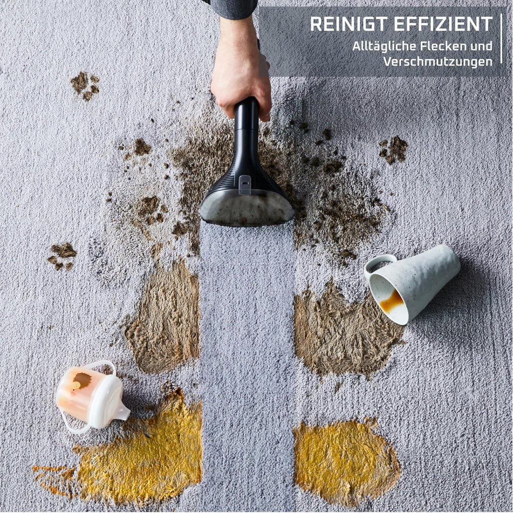 Rowenta Clean It Fleckenreiniger, tragbarer Teppichreiniger, schnelle und einfache Reinigung, abnehmbarer 2.3-Liter-Tank, wechselbare Reinigungsköpfe, 750 Watt, Grün, Schwarz, IN5020F0
