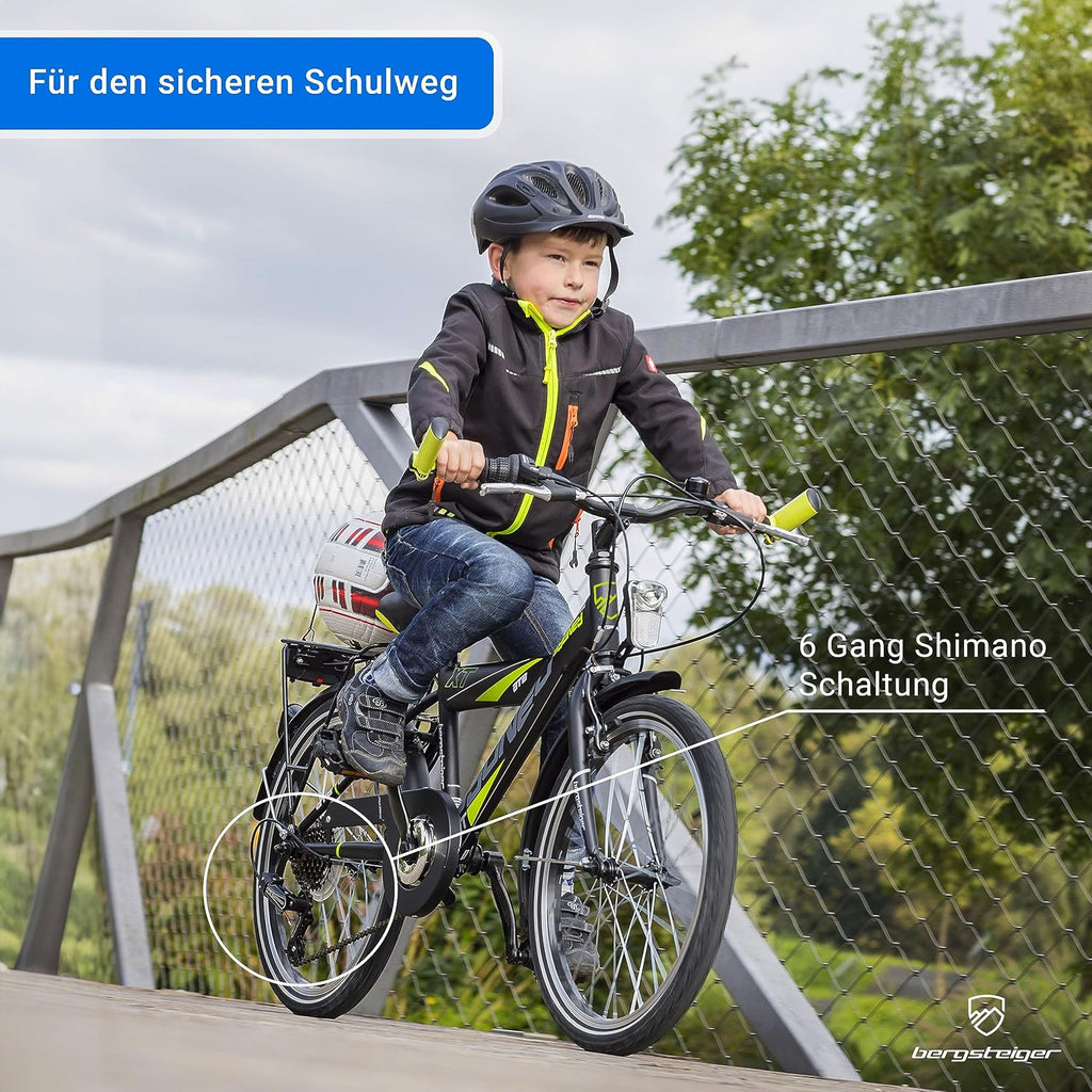 Bergsteiger Sydney 20/24 Zoll Kinderfahrrad Mountainbike 6/18 Gang