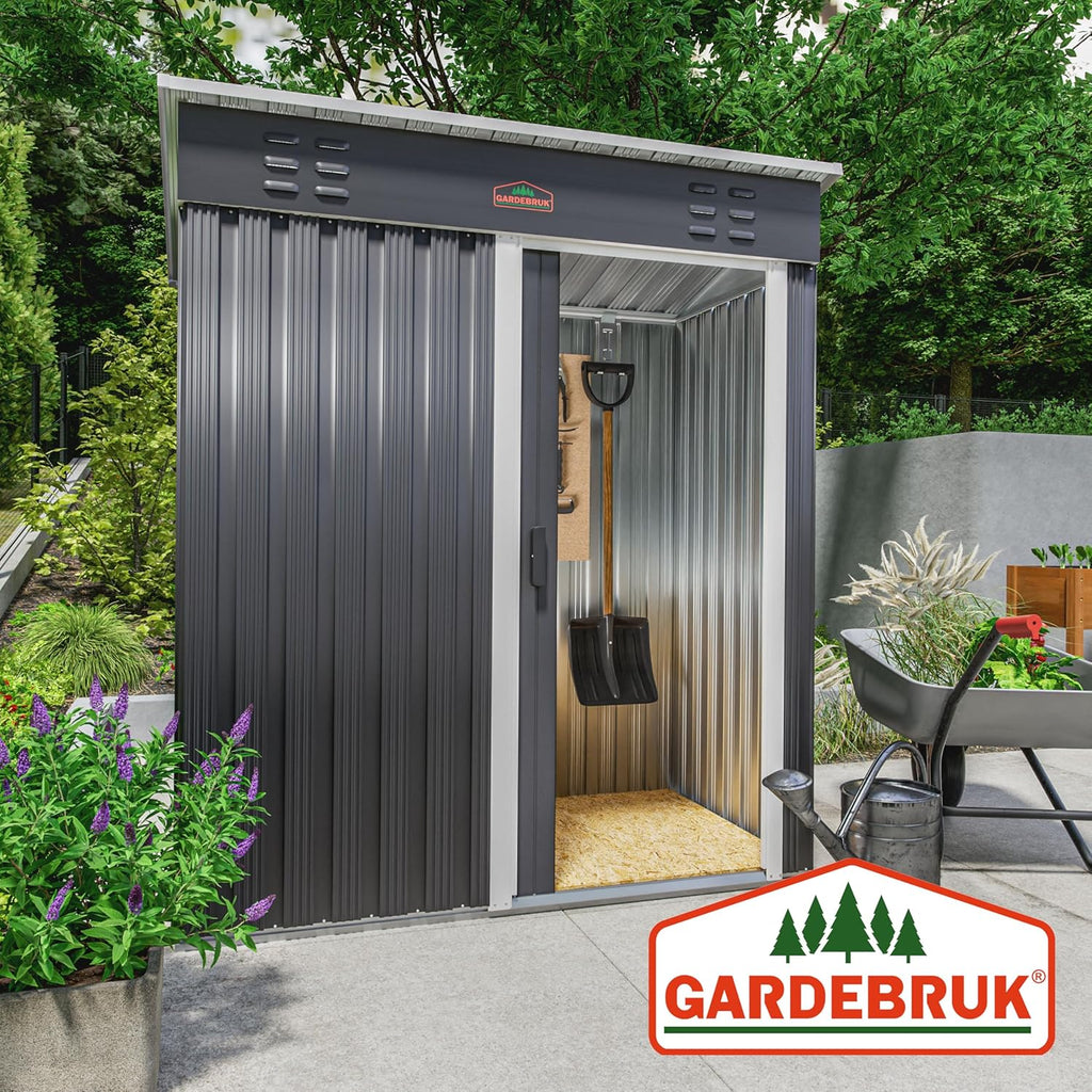 GARDEBRUK® Metall Geräteschuppen 185x165x90cm
