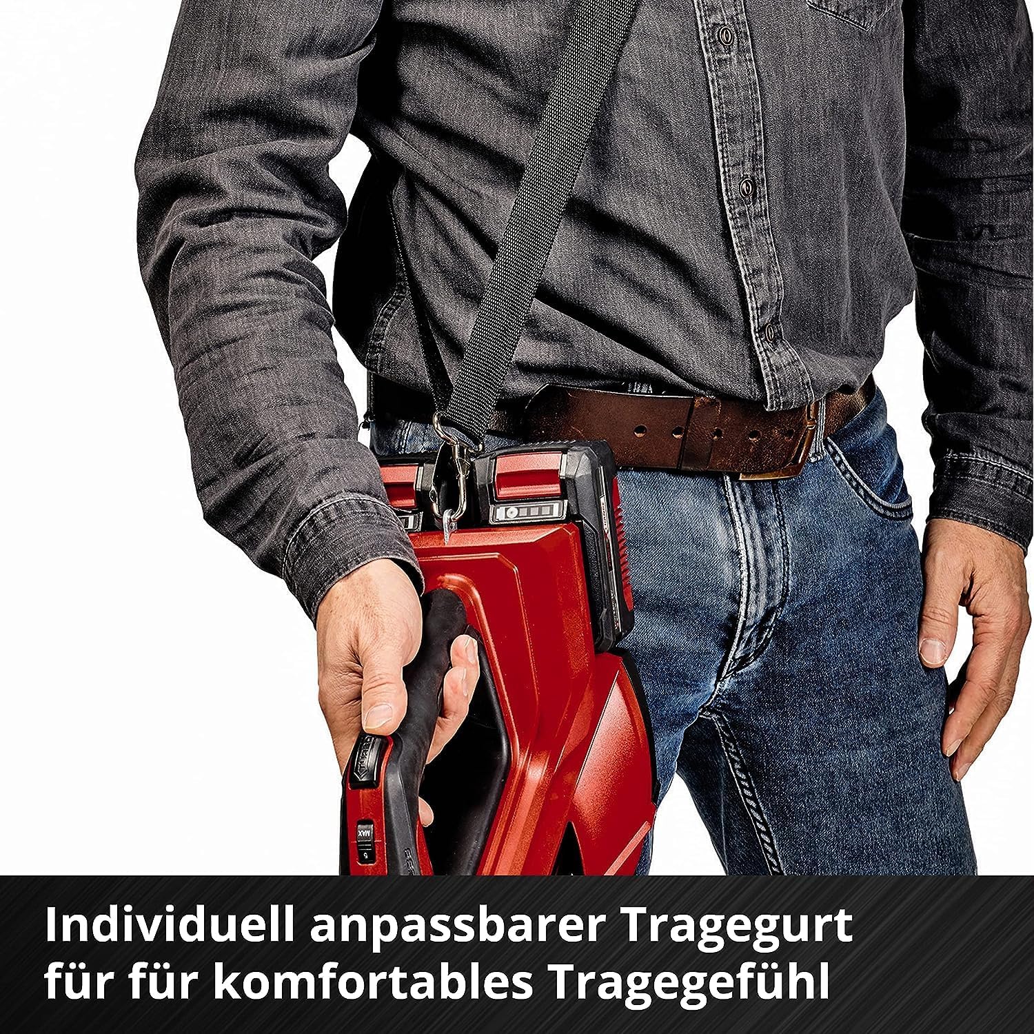 Einhell Professional Akku-Laubbläser GP-LB 36/210 Li E-Solo Power X-Change (Lithium-Ionen, 816m³/h Blasleistung, Turboschalter, 3-stufiges + abnehmbares Rohr, ohne Akku und Ladegerät)