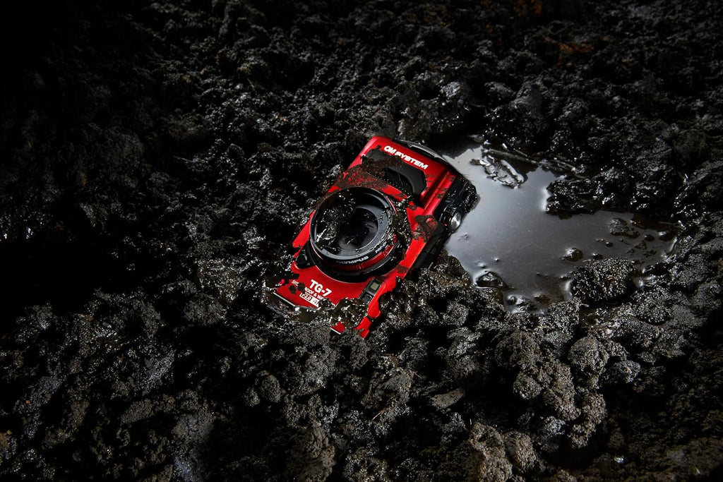 OM SYSTEM Tough TG-7 Outdoor Camera Waterproof & Shockproof F2.0 Red