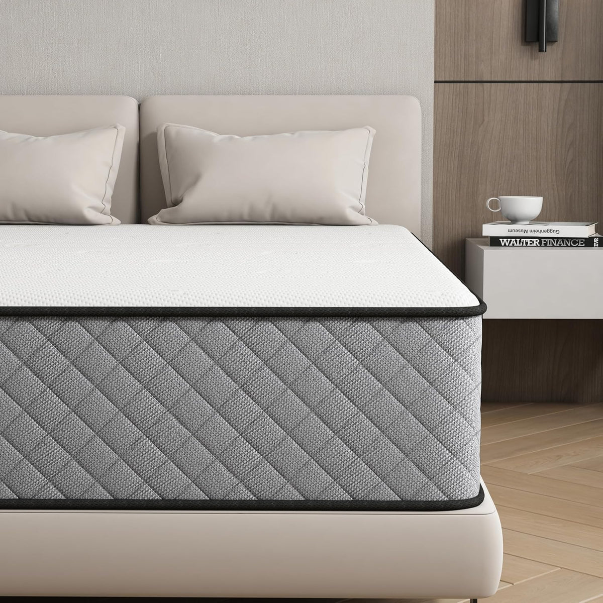 Matratze 140x200 Kaltschaum H2 H3 mit Öko-Tex Zertifiziert 25 cm Höhe, 7-Zone Taschenfederkernmatratze mit Memory Foam Bett Matratze 140x200x25cm