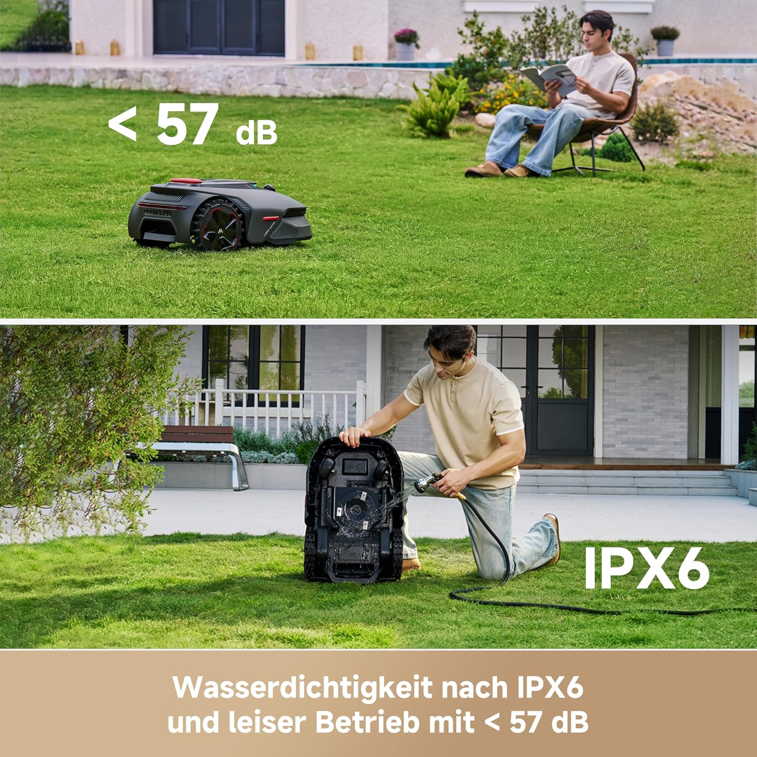 MOVA LiDAX Ultra 1600 Mähroboter ohne Begrenzungskabel, 3D-LiDAR&KI Vision