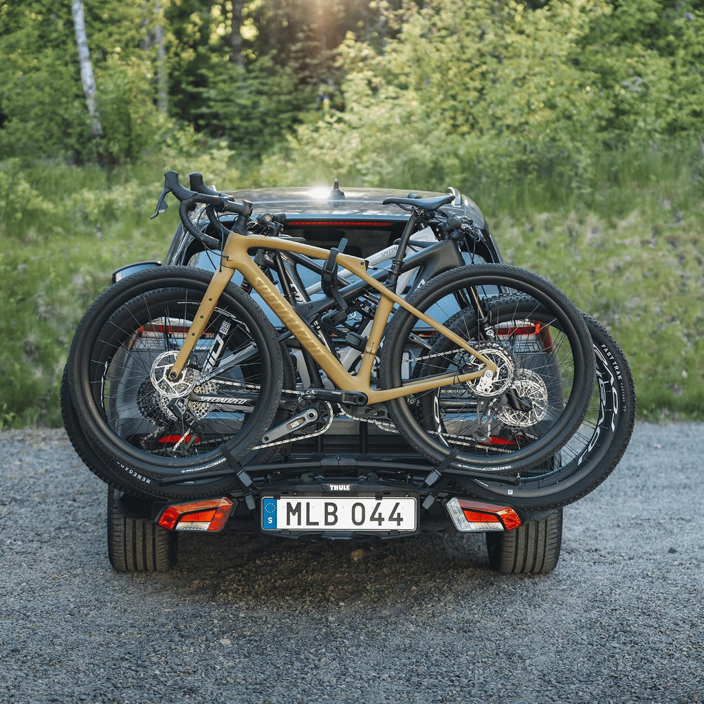 Thule Easyfold 3 Plattformfahrradträger Für Die Anhängerkupplung Black, 2(3) Bikes