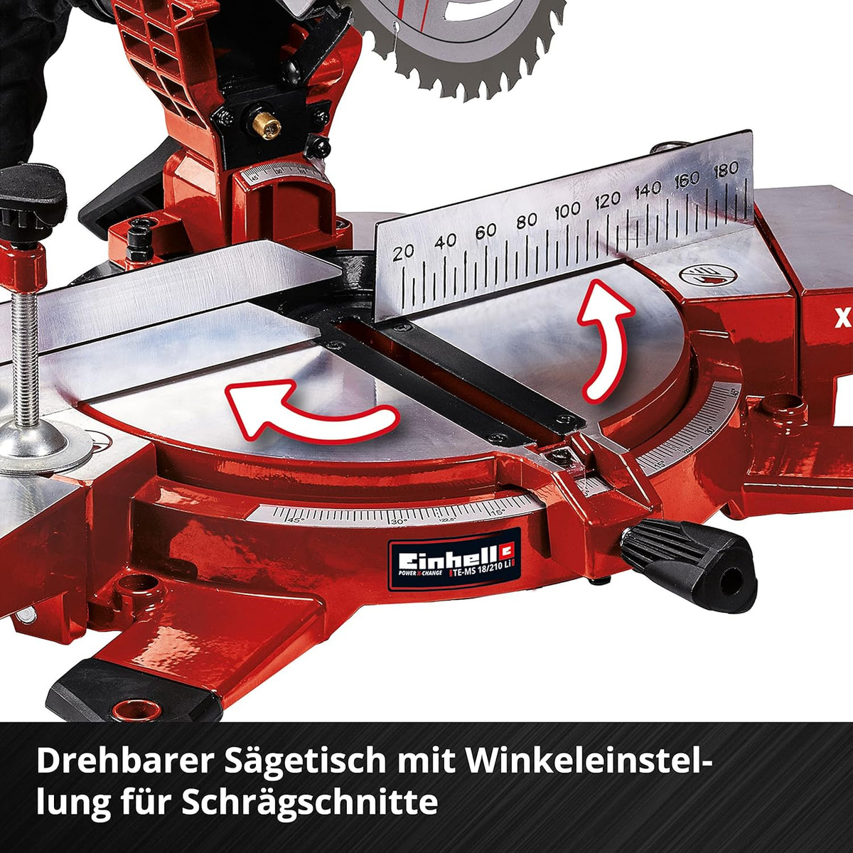 Einhell Akku-Kappsäge TE-MS 18/210 Li-Solo