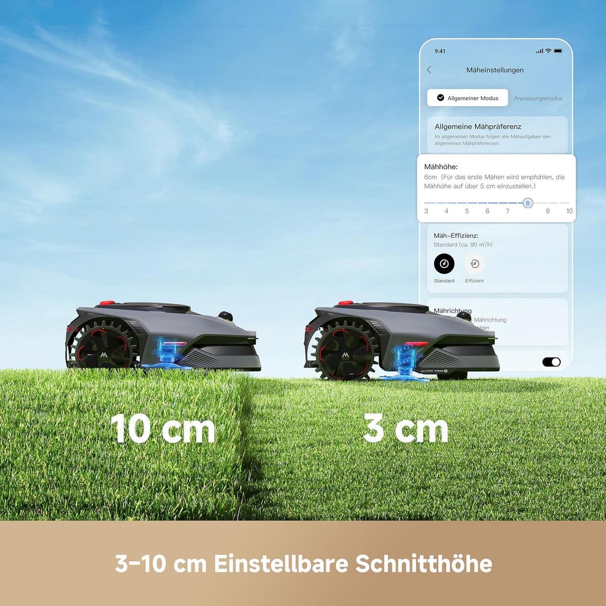 MOVA LiDAX Ultra 800 Mähroboter ohne Begrenzungskabel, 3D-LiDAR & KI Vision