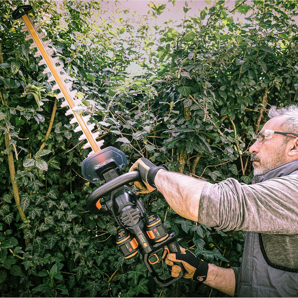 WORX WG286E Profi Akku Heckenschere 40V, inkl. 2X 2Ah Akku & Dual-Ladegerät