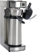 Saro Thermo Kaffeemaschine mit Korbfilter und Thermoskanne Industriekaffeemaschine mit Pumpkanne (2,2 Liter, ca. 10 Tassen Kaffee, Brüh- & Warmhaltefunktion), silber 1