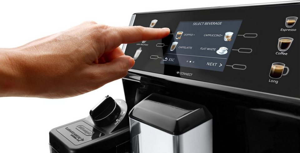 De'Longhi Kaffeevollautomat PrimaDonna Class ECAM550.65.SB, Schwarz