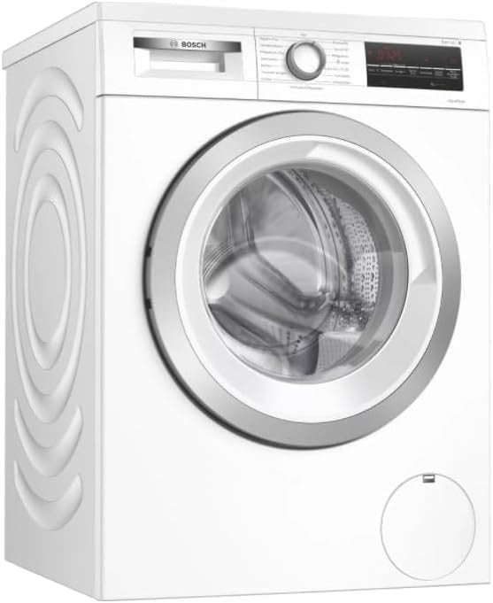 Bosch WUU28TA8 Serie 6 Waschmaschine, 8 kg, 1400 UpM, ActiveWater Plus maximale Energie- und Wasserersparnis, AquaStop Schutz gegen Wasserschäden, EcoSilence Drive leiser und effizienter Motor 1